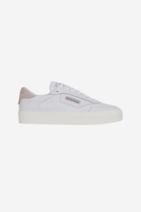 Sneakers: 3843 All White Leather Sneaker