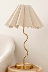 Flos Home: Cora Gold Natural Table Lamp