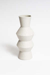 Ned Collections: Divoc Large White Vase 18x40cm