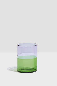 Gifts For The Hostess With The Mostest: Two Tone Lilac Green 9cm Tumbler Each