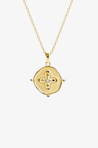 Soon To Sell Out 1: Sahara Medallion 18k Gold Plated EOL Necklace