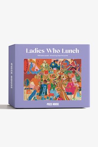 Ethical Edit: Ladies Who Lunch Lilac Puzzle 1000pce by Hope McConnell