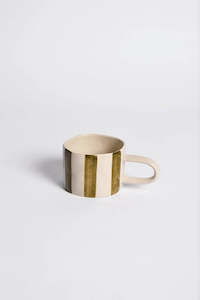 Ned Collections: Fenton Olive Stripe Mug