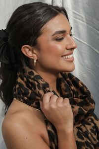 Valentines: Leopard Print Light Scarf