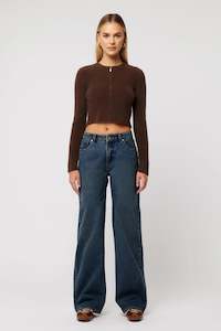 Denim Sale: 95 Baggy Lola Dark Blue Mid Jean