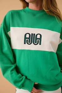 A James Tropical Green Sweatshirt