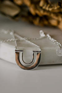 Zulu Silver U Shape Necklace EOL