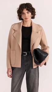 Aiden Camel Crop Coatigan