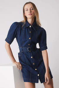 Podium Indigo Mini Denim Dress