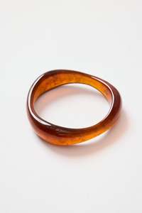 Gifts Under 75: Brown Resin Bangle