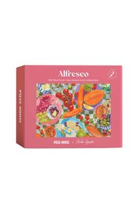 Ethical Edit: Alfresco Pink Puzzle 1000pce by Phoebe Gander