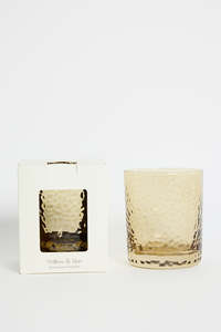 Just A Little Something: Hammered Amber Tumbler