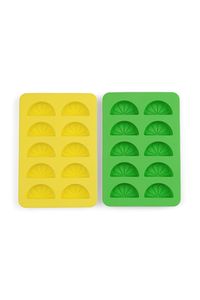 Just A Little Something: Dotty Citrus Wedge Set 2 Ice Trays
