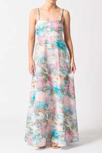 Sale 151: Sardinia Pink Summer On The Med Strappy Maxi Dress