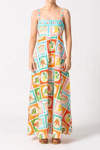Sale 151: Milan Multi Ciao Sicily Strappy Maxi Dress