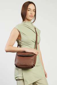 Sale 151: Fifi Umber Leather Shoulder Bag