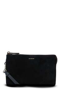Tilly Black Suede Crossbody Bag