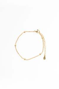 Mini Ball 14k Gold Plate Bracelet