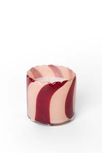All Home Beauty: Billie Rose Red 8cm Glass Candle