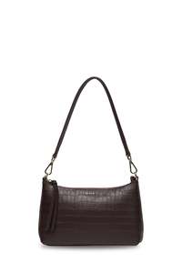 Supporting Local: Haven Cacao Croc Small Shoulder Bag