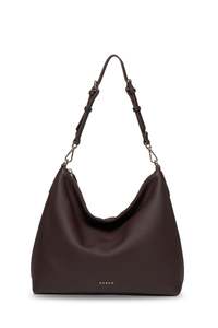 Supporting Local: Miki Cacao Luxe Medium Shoulder Bag