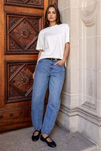 Graduate 90s Blue Non Stretch Barrel Jeans