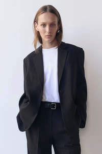 Blazers: Orla Black Relaxed Blazer
