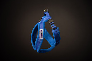 Fleece Walking Harness - Blue Floofin' Fabulous