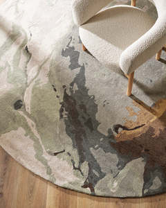 Indoor Rugs: Uluru Round Rug