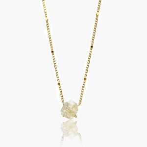 Products: Nostalgem - ‘Floragem’ Raw Crystal Earrings Queen Anne's Lace - Florafauna