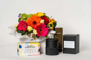 Anniversary: Bright Posy Gift Box - Botany Downs Florist & East Auckland same day delivery flowers Howick Florist