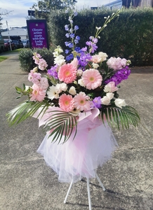 Arranged Flowers: BIG FLOWERS' ARRANGEMENT - Botany Downs Florist & East Auckland same day delivery flowers Howick Florist
