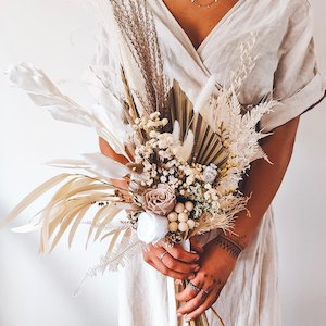 Dried Flower Bouquets: Dried Wedding Bouquet