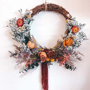 Festive Flowers: Wild Blooms Wreath