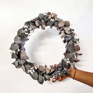 Festive Flowers: Winter Forest Wreath