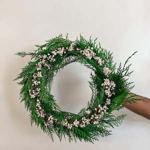Festive Flowers: Classic Christmas Wreath