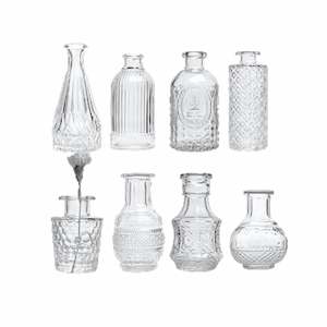 Wedding Florist Auckland: Crystal Cut Vase - Rental