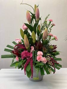 arrangement: Beautiful Lily Arrangement.