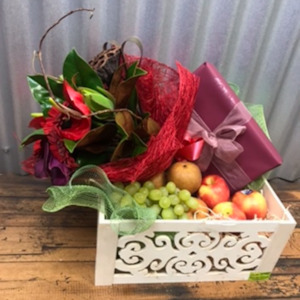 Plants: Fruit Box, Bouquet & Chocolate.
