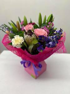 Bouquet And Arrangements: water filled vox.