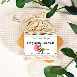 7th Cloud Soaps Natural Luxury: English Garden Soap | Natural Soap for Sensitive Skin