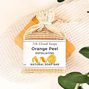 Orange Peel Soap | Natural Exfoliating Soap for Sensitive Skin