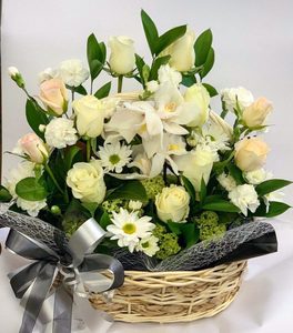 Card size: Sympathy Basket 2