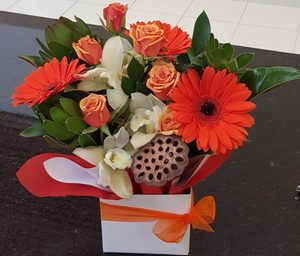 Birthday flowers: Sunset