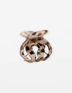 Stella and Gemma 7843 Hair Claw Clam Leopard Print