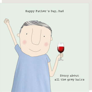 Rosie Made A Thing - Grey Hairs - Father's Day Card