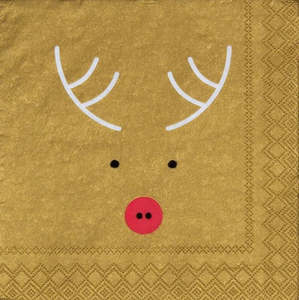 Food Treats: Räder - Rudolph - Christmas Cocktail Napkins