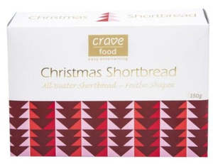 Crave Christmas Shortbread 150g
