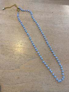 Jewellery: Some Baby Blue Micro Bead Necklace 152