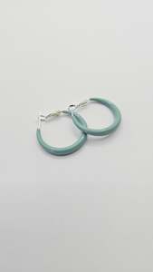 Some Aqua Hoop Earrings 277